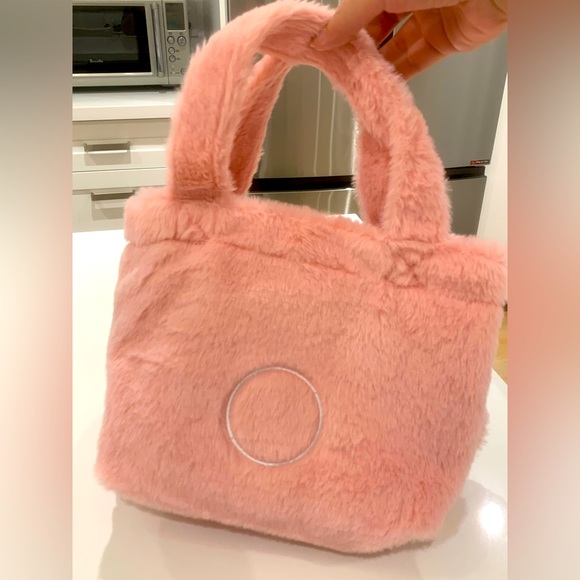 🎀🩷🧸 New Cute 🩷 My Melody Faux Fur Small Tote Bag 🧸🩷🎀 - Picture 7 of 11